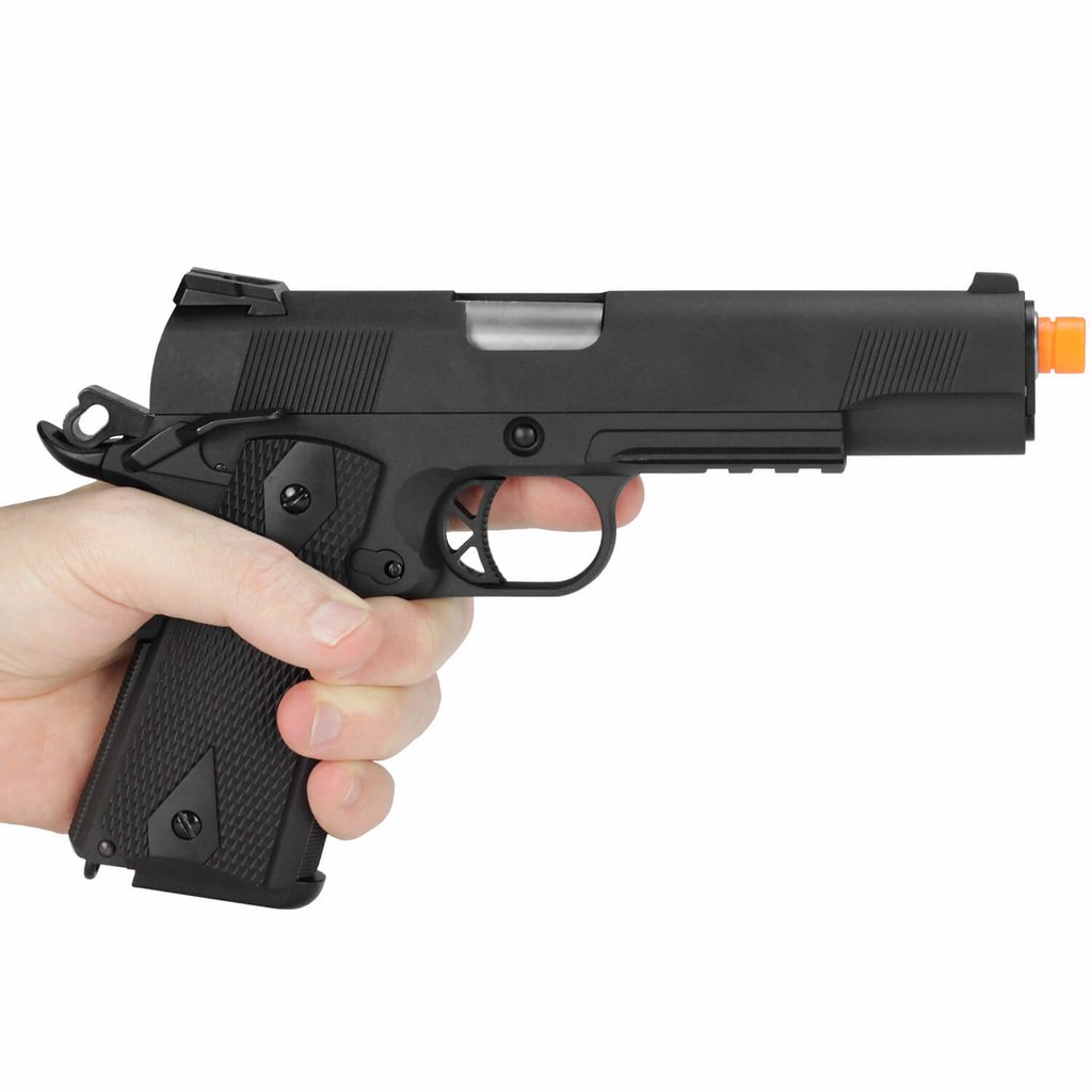 PISTOLA DE AIRSOFT À GÁS GBB GREEN GÁS 1911 B VERSION GEN2 FULL METAL BLOWBACK 6MM WE