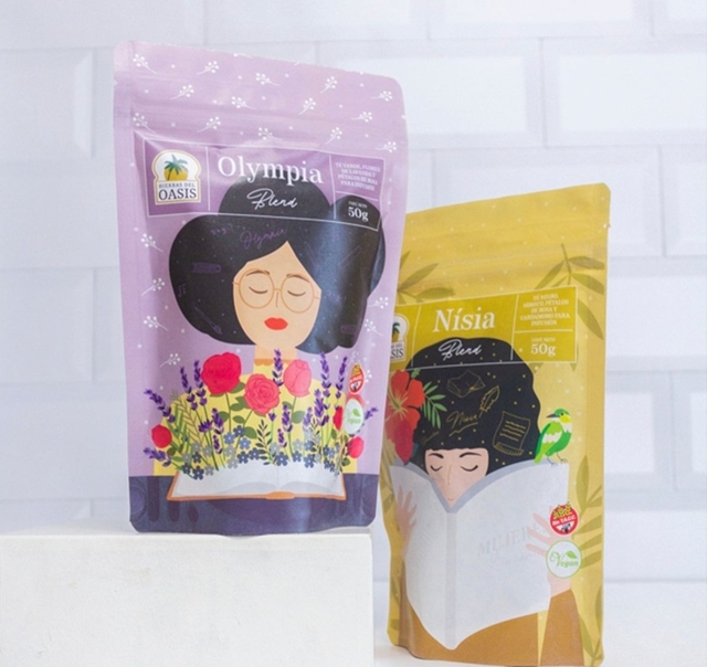 Hierbas del Oasis Te Blend Hierbas 50g - Tienda NOVA