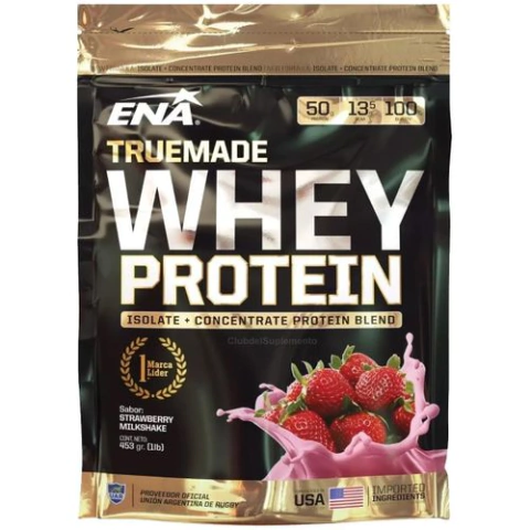 Ena Whey Protein True Made Frutilla 453gr