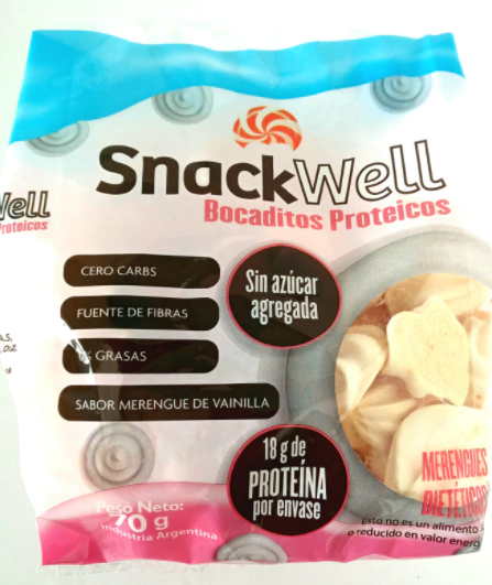Snackwell Bocaditos Proteicos Sin Azúcar 70gr
