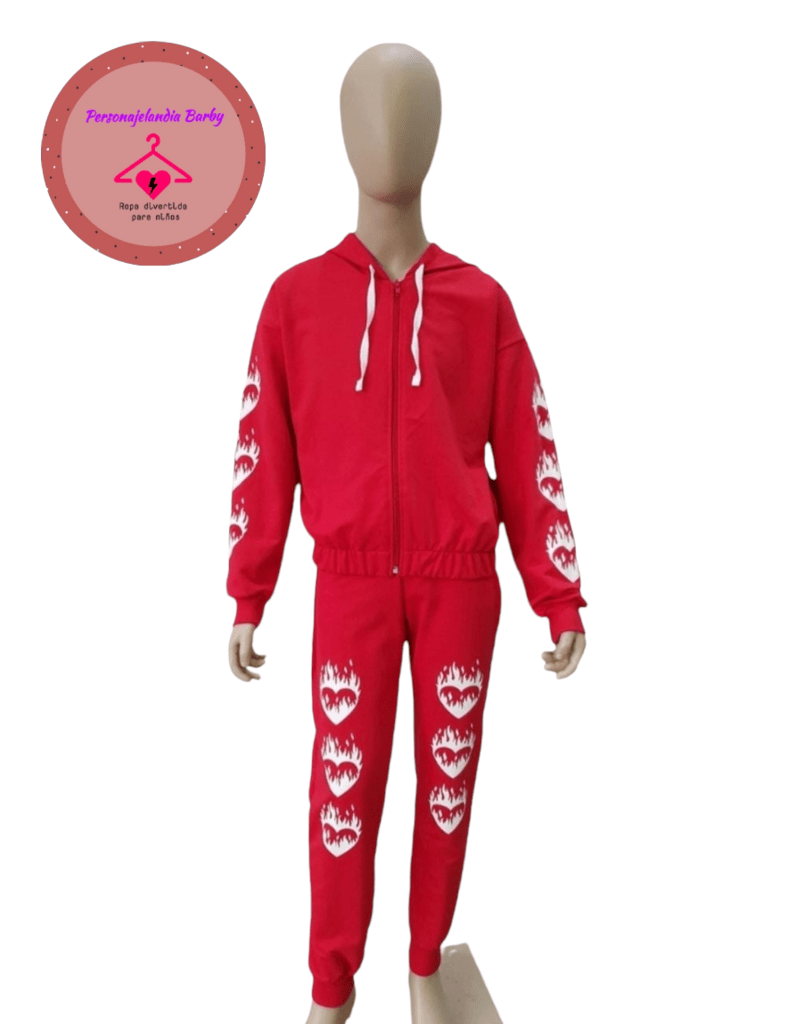 Jogger Heart Fuego - Comprar en Personajelandia Barby