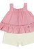 Conjunto Shorts Infantil Rosa Pupi - comprar online