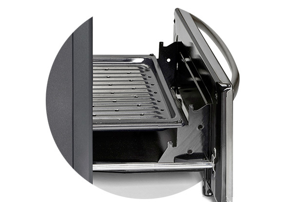 Horno Longvie Gas Acero Reloj Digital H6900x