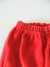 Babucha plush roja - T. 3/6M (kd99) - comprar online
