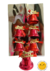 SET X 6 CAMPANITAS CON MOÑO 4CMS
