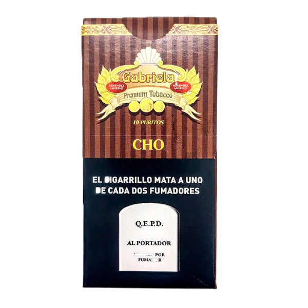 Gabriela Puritos Chocolate PACK X5 CAJAS X10 Unidades