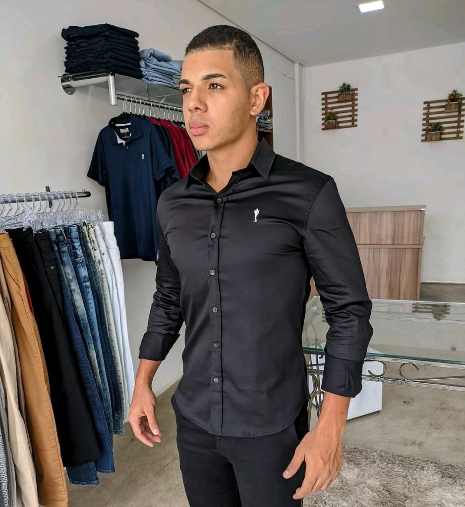 camisas acetinadas