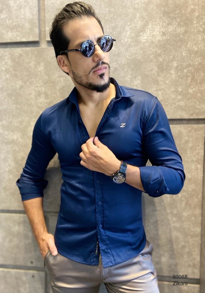 camisas acetinadas