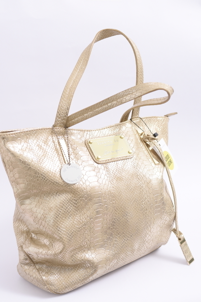 Cartera dorada Juanita Jo