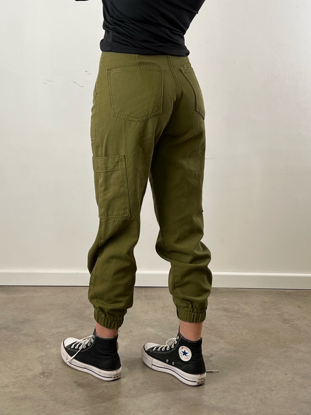 Pantalon jogger verde militar - Comprar en Puebla