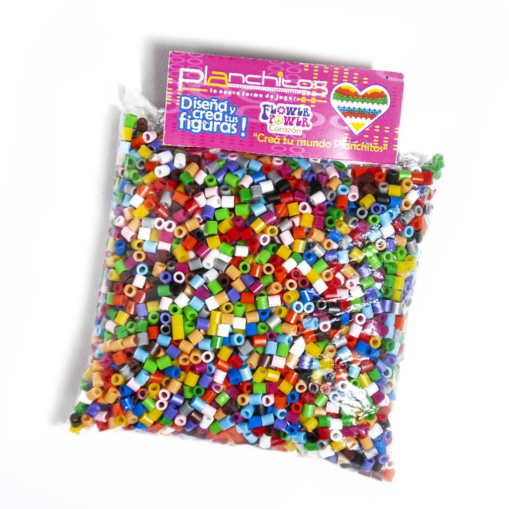 Hama Perline A Righe Multicolore - 3000 Pezzi Per Lavoretti Creativi E Motricità Fine