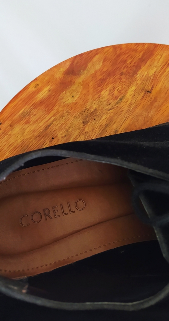 Estiloso oxford veludo plataforma Corello (35/36)