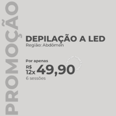 PROMO - DEPILAÇÃO A LED - ABDÔMEN - 6 SESSÕES - comprar online