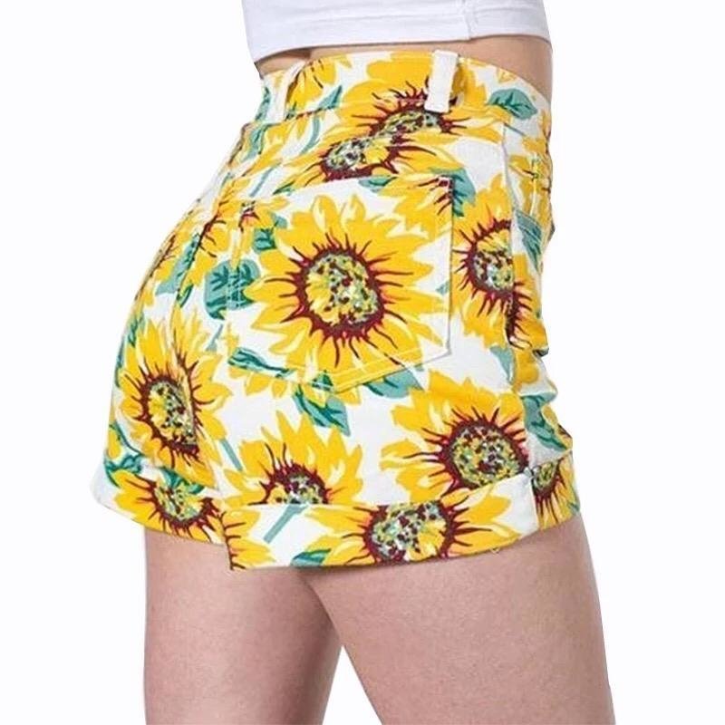 short jeans girassol