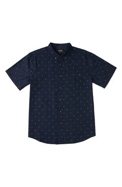 Camisa Billabong All Day Jacquar Azul (ABYWT00111) - tienda online
