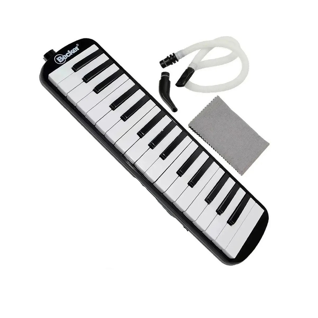 Escaleta Becker Melódica Me37 Preta Ponto Musical