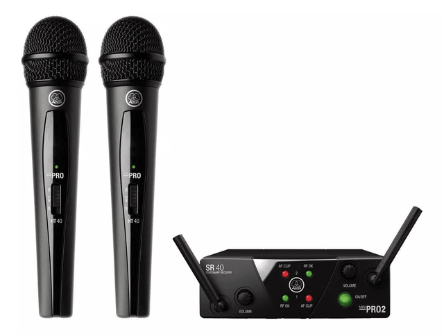Microfone sem Fio AKG WMS 40 Pro Mini 2 - Ponto Musical