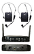 Microfone s/ fio MXT duplo UHF-256BP Headset/Lapela