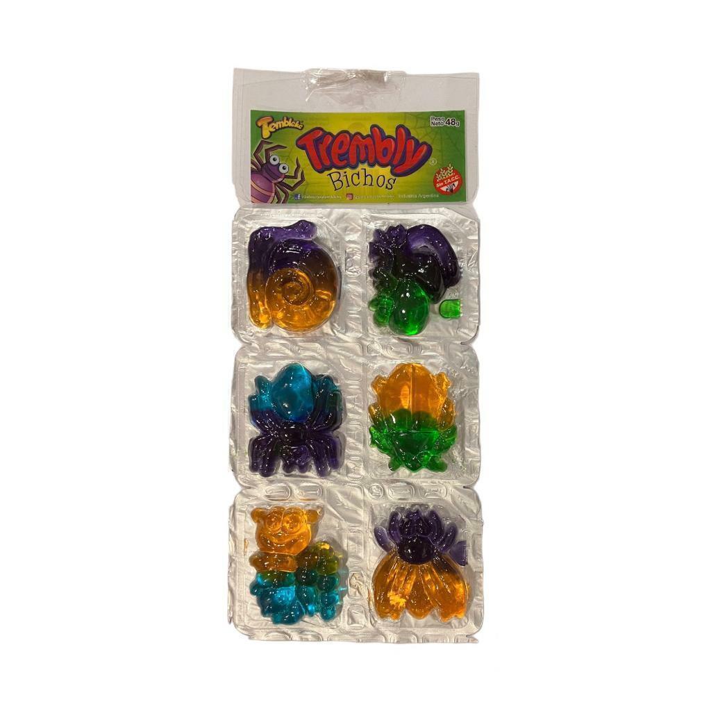 Tembleke Gelatinas Frutales Tembleke Trembly Bichos Blister X 6u