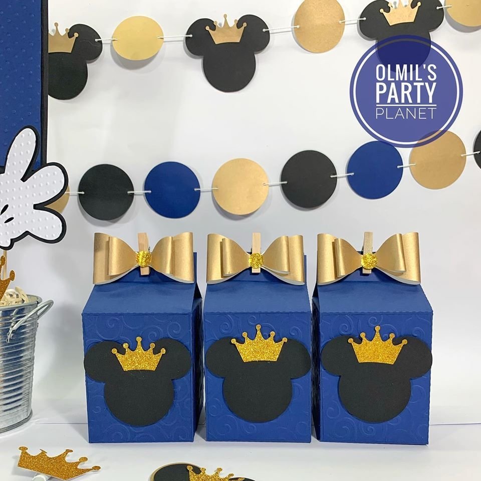 Caja Milk Mickey Rey X6 Olmil S Party Planet