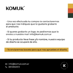 Almanaque 15x8 cm - acrilico negro con logo - comprar online