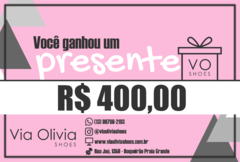 VALE PRESENTE R$ 400,00 - comprar online