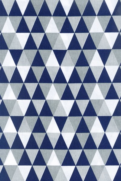 Tecido Jacquard Estampado Chevron Azul Bebê - 2,80m de Altura