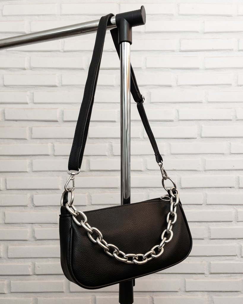 Bolsa Baguete Preta