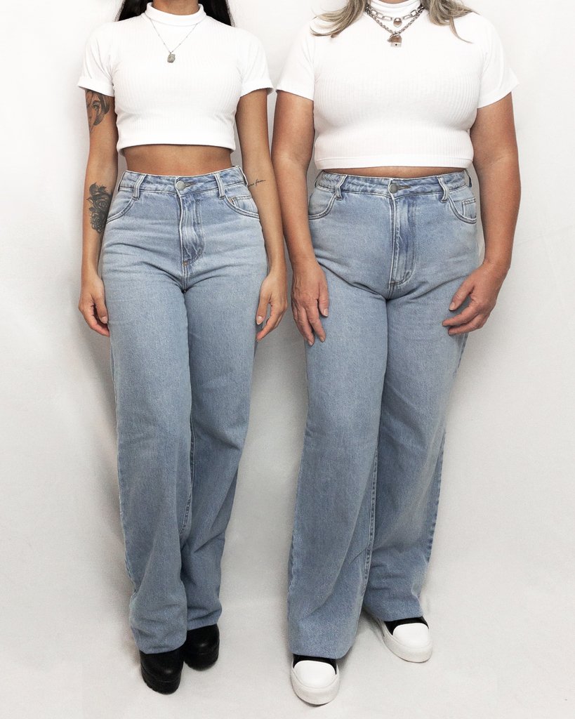 Calça Wide Leg Jeans Clara - Comprar em Babiwood