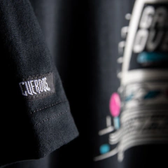 Remera Over Negro - Nápoles Mix