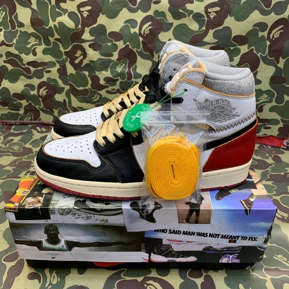 air jordan 1 retro high union los angeles black toe