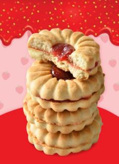 GALLETITAS RELLENAS DE FRUTILLA - UN RINCON VEGANO