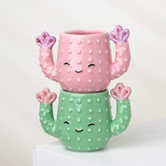 Cactus de ceramica - Rosa - La Vaca en Bikini