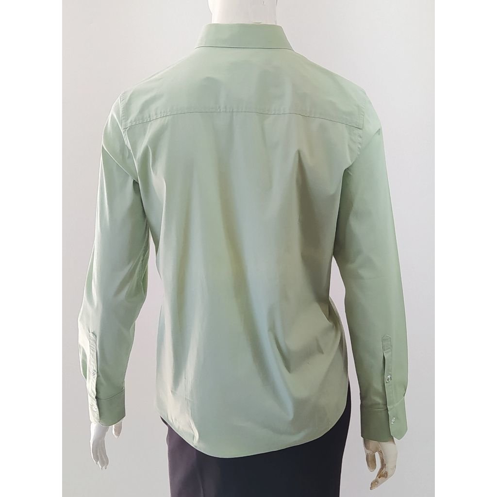 camisa social verde menta
