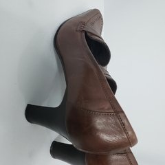sapato feminino de couro marrom Andarella Nº36 - loja online