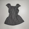 vestido feminino cinza estilo ciganinha - comprar online