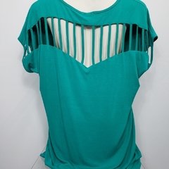 Blusa feminina verde Mania Brasil - comprar online