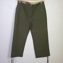 Calça feminina pantalona verde