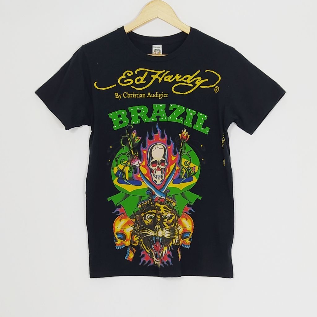 blusa ed hardy feminina