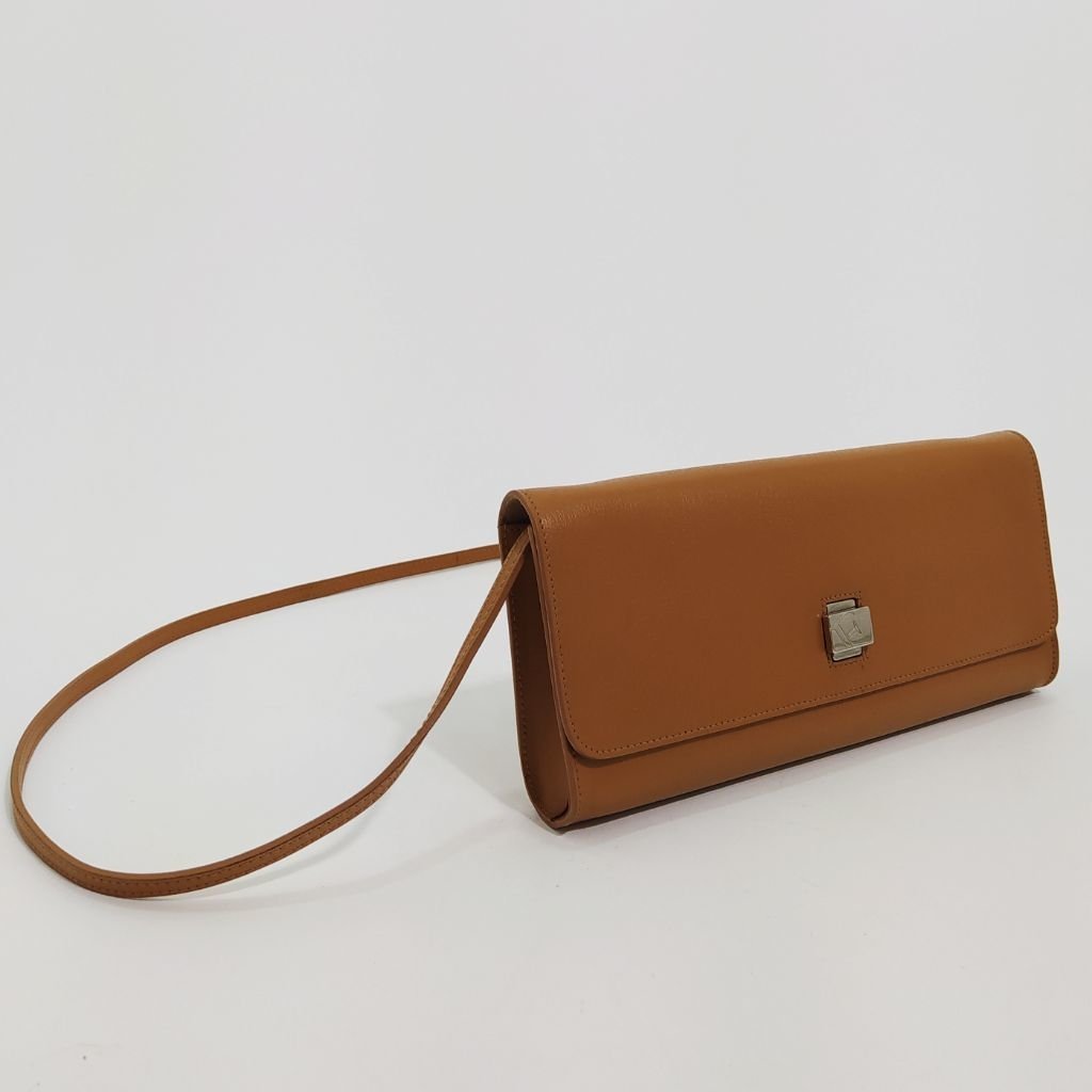 blue suede purse