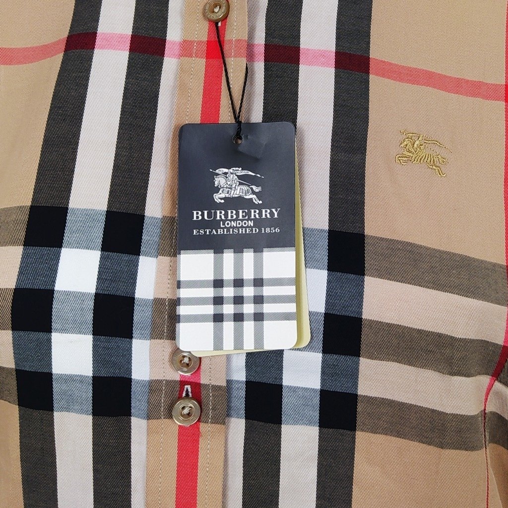 camisa xadrez burberry infantil