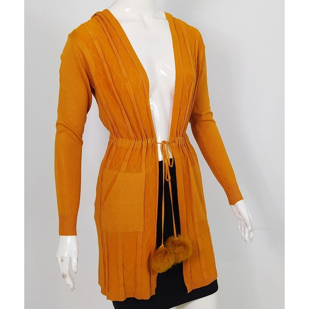 cardigan mostarda