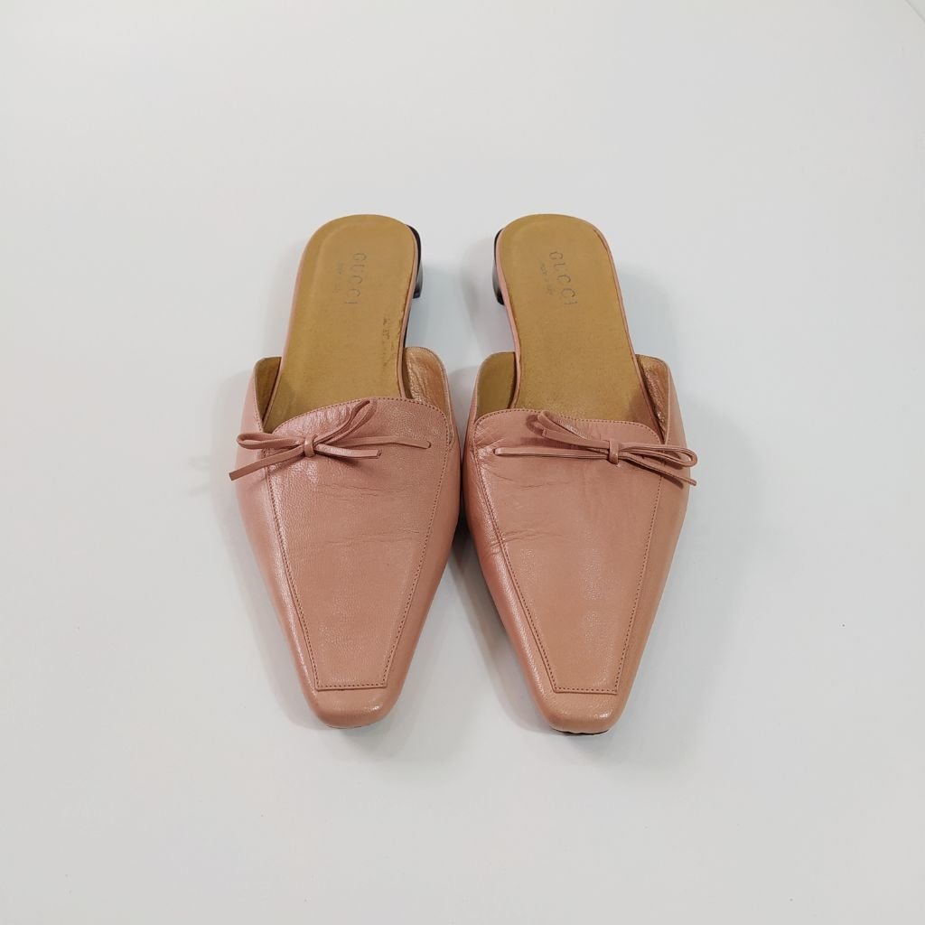 gucci mule pelo