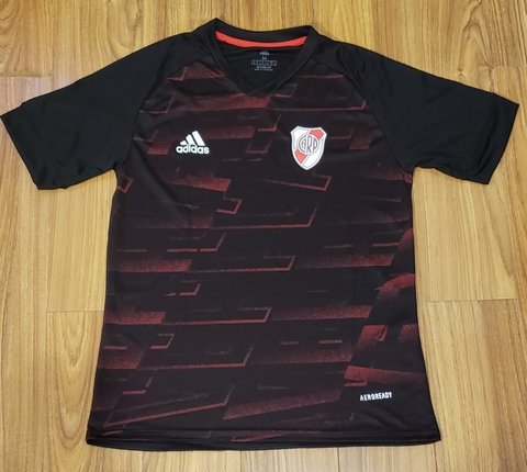 camiseta de river negra y roja