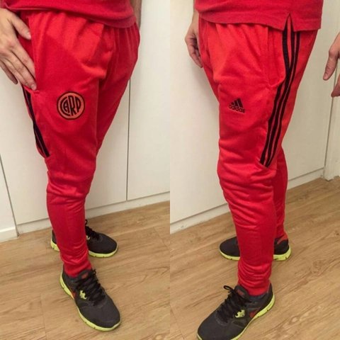 PANTALON CHUPIN RIVER PLATE GRIS OSCURO