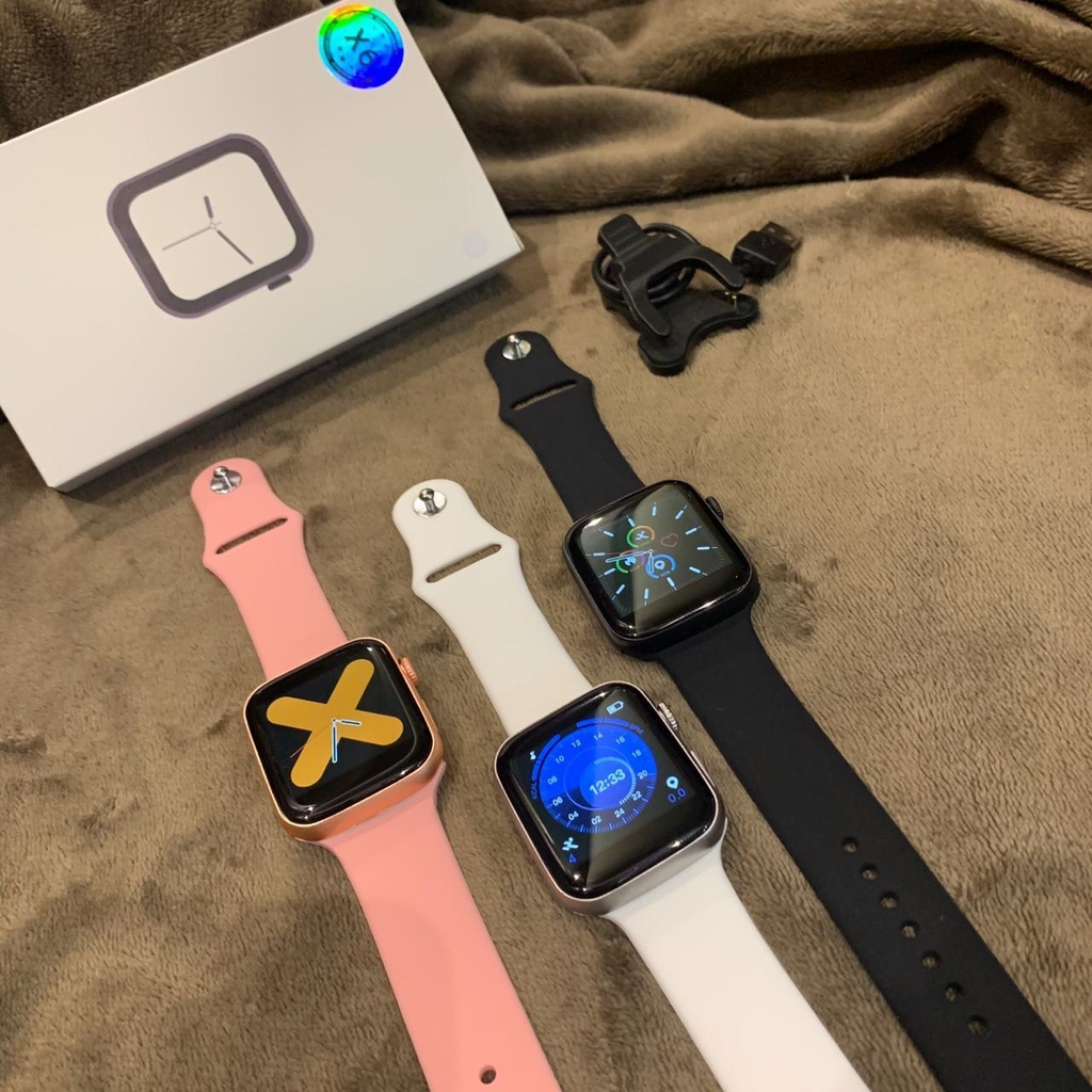 smartwatch x6 branco