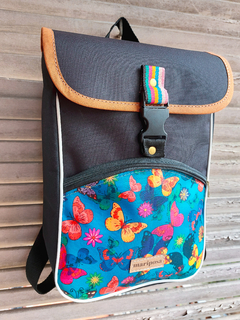 Combo matero + porta mate + yerbera (mariposas) - comprar online