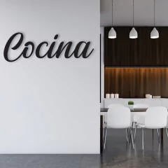 WALLART MADERA - COCINA