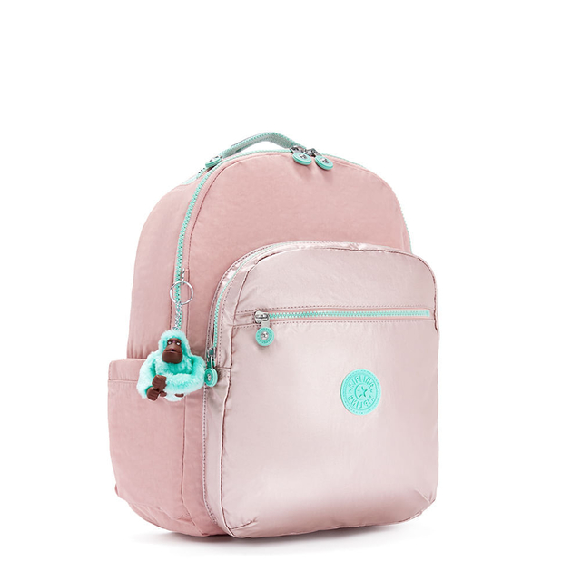 Mochila Kipling Seoul - Rosa - Papelaria Mrs.Paper
