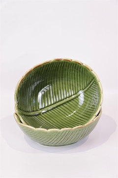 bowl de cerâmica folha verde na internet